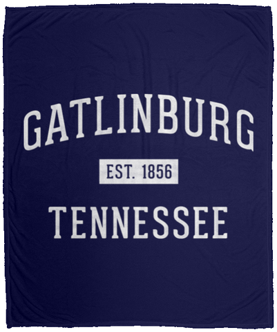 Gatlinburg Established - Plush Fleece Blanket (50x60)