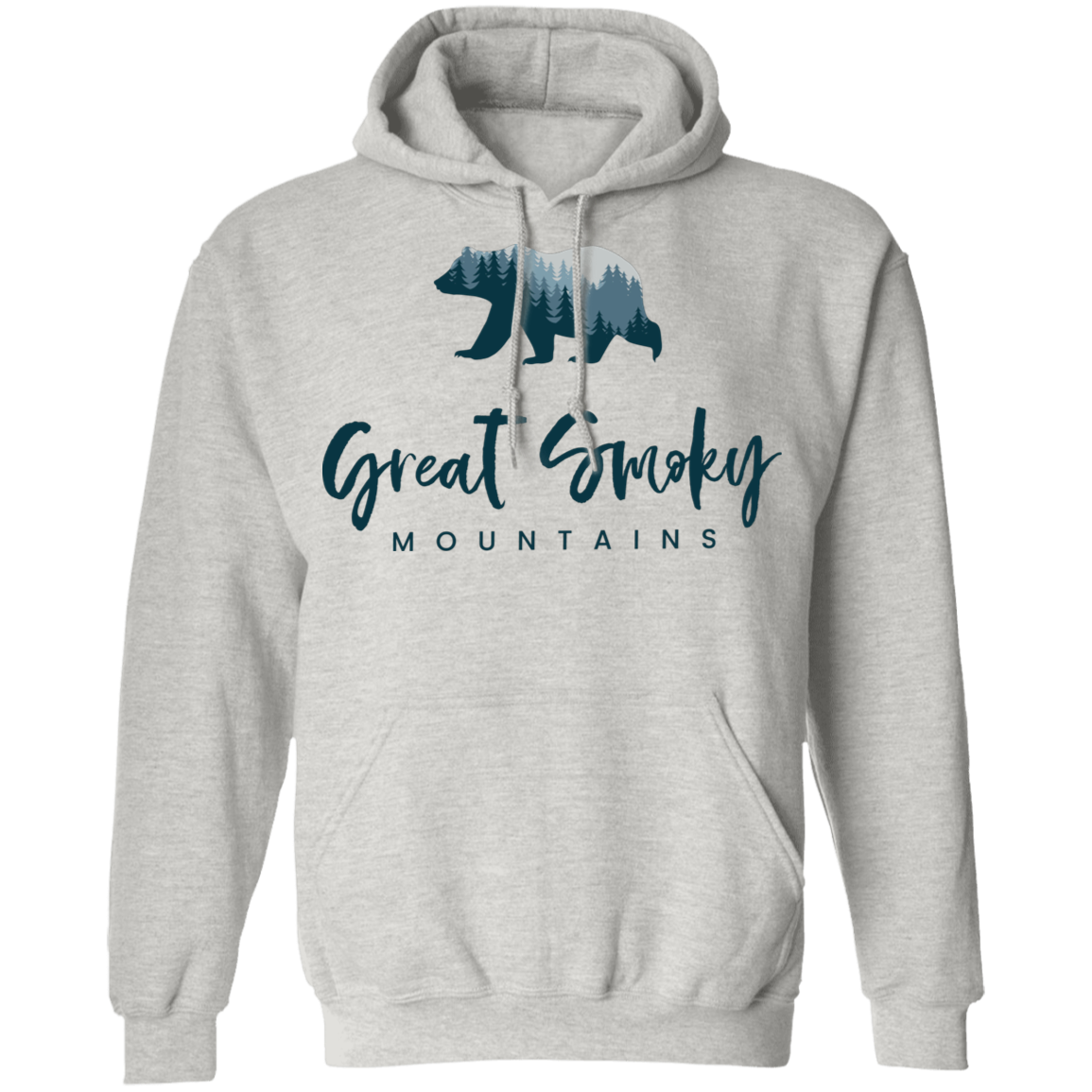 Great Smoky Mountains Blue Pullover Hoodie – Smoky Mountain Shop