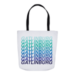 Gatlinburg Blue Ombre Tote Bag