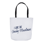 I Love the Smoky Mountains Tote Bag