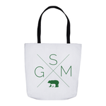 Smoky Mountain Cross Tote Bag