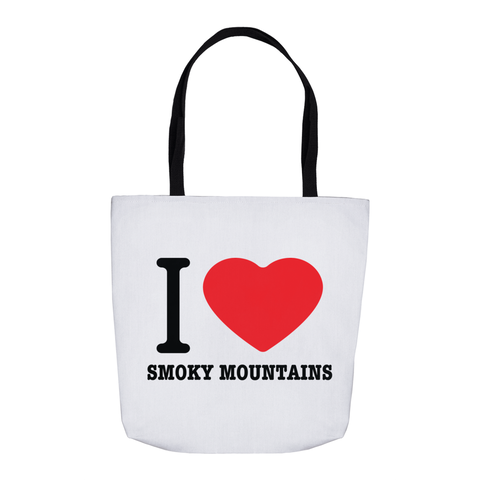 Love Smoky Mountains Tote Bag