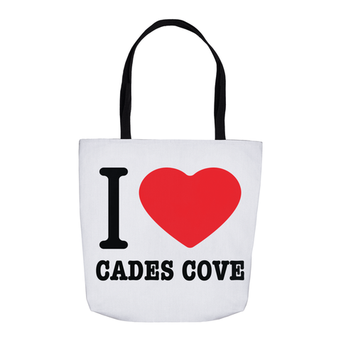 Love Cades Cove Tote Bag