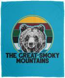 Great Smoky Mountains Bear - Plush Fleece Blanket (50x60)