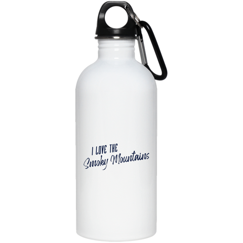 I Love the Smoky Mountains - 20 oz. Stainless Steel Water Bottle