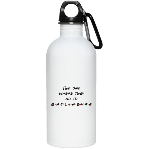The One Where They Go to Gatlinburg - 20 oz. Stainless Steel Water Bottle
