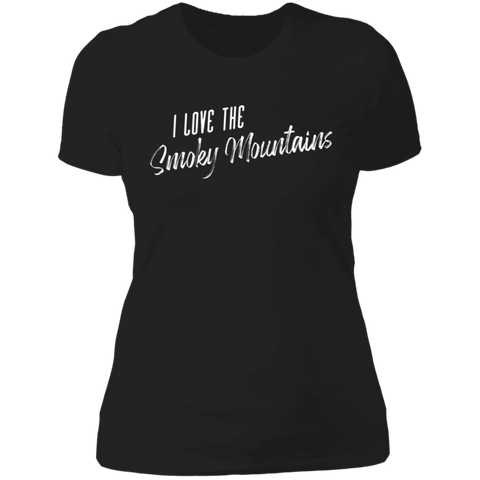 I Love the Smoky Mountains (White) - Women's Tee