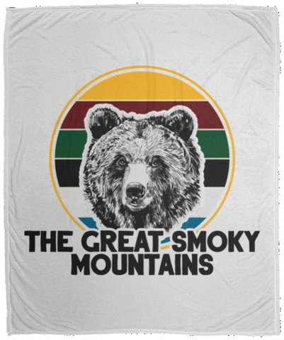 Great Smoky Mountains Bear - Plush Fleece Blanket (50x60)