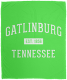 Gatlinburg Established - Plush Fleece Blanket (50x60)