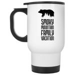 Smoky Mountain Family Vacation Bear - 14 oz.White Travel Mug