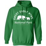 Great Smoky Mtns (White) - Pullover Hoodie