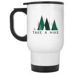 Take a Hike - 14 oz. White Travel Mug