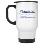 Smokies Bucket List - 14 oz. White Travel Mug