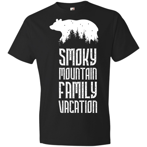 Smoky Mountain Family Vacation Bear (White) - Youth Tee