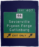 Exit 407 - Plush Fleece Blanket (50x60)