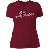 I Love the Smoky Mountains (White) - Women's Tee