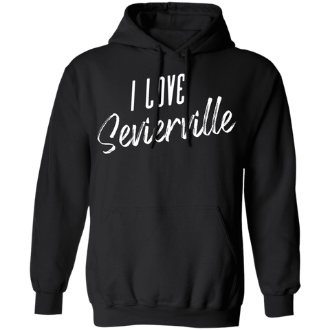 I Love Sevierville (White) - Pullover Hoodie