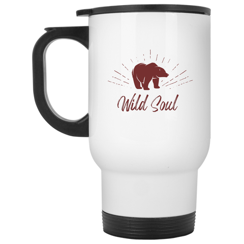 Wild Soul - 14 oz. White Travel Mug