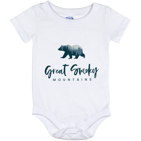 Great Smoky Mountains Blue - Baby Onesie