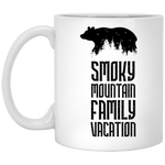 Smoky Mountain Family Vacation Bear - White Mug