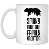 Smoky Mountain Family Vacation Bear - White Mug