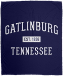 Gatlinburg Established - Plush Fleece Blanket (50x60)