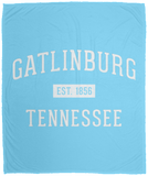 Gatlinburg Established - Plush Fleece Blanket (50x60)