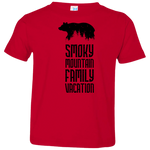 Smoky Mountain Family Vacation Bear - Toddler T-Shirt