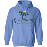 Great Smoky Mountains Green - Pullover Hoodie