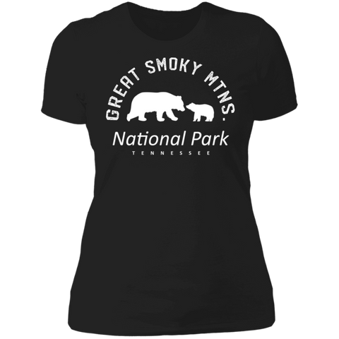 Great Smoky Mtns (White) - Women's Tee