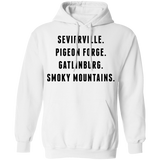 City Names (Black) - Pullover Hoodie