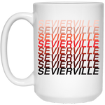 Sevierville Red Ombre - White Mug