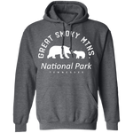 Great Smoky Mtns (White) - Pullover Hoodie