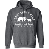 Great Smoky Mtns (White) - Pullover Hoodie