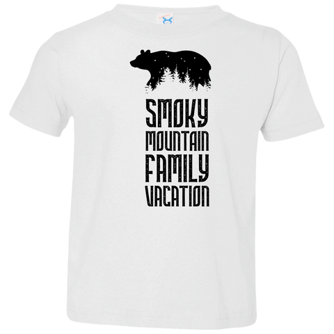 Smoky Mountain Family Vacation Bear - Toddler T-Shirt