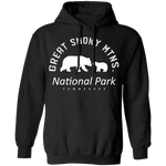 Great Smoky Mtns (White) - Pullover Hoodie