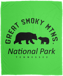 Great Smoky Mtns - Plush Fleece Blanket (50x60)