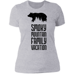 Smoky Mountain Family Vacation Bear - Women's Tee