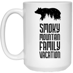 Smoky Mountain Family Vacation Bear - White Mug