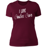 I Love Cades Cove (White) - Women's Tee