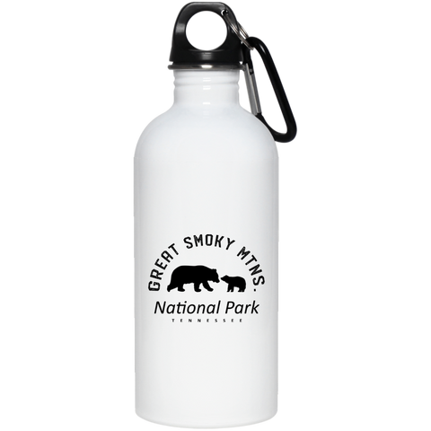 Great Smoky Mtns - 20 oz. Stainless Steel Water Bottle