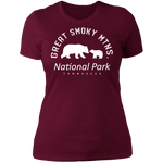 Great Smoky Mtns (White) - Women's Tee