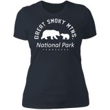 Great Smoky Mtns (White) - Women's Tee