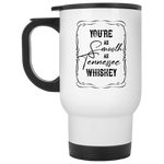 As Smooth as Tennessee Whiskey - 14 oz.White Travel Mug