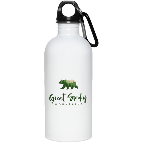 Great Smoky Mountains Green - 20 oz. Stainless Steel Water Bottle