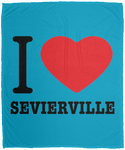 Love Sevierville - Plush Fleece Blanket (50x60)