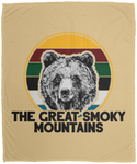 Great Smoky Mountains Bear - Plush Fleece Blanket (50x60)