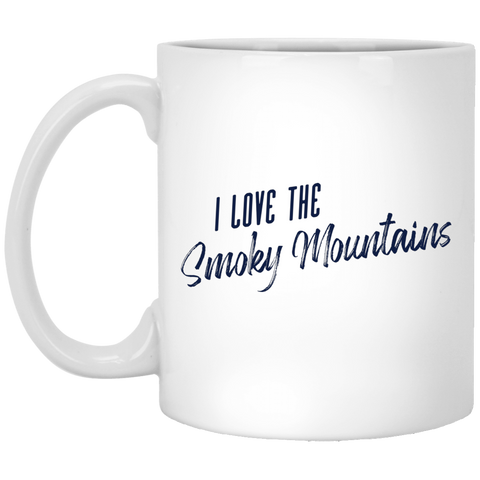 I Love the Smoky Mountains - White Mug