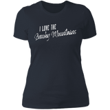 I Love the Smoky Mountains (White) - Women's Tee