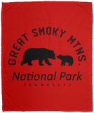 Great Smoky Mtns - Plush Fleece Blanket (50x60)